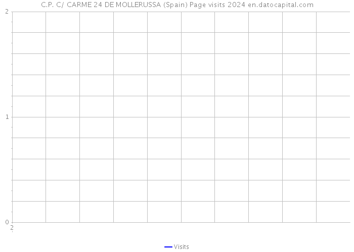 C.P. C/ CARME 24 DE MOLLERUSSA (Spain) Page visits 2024 
