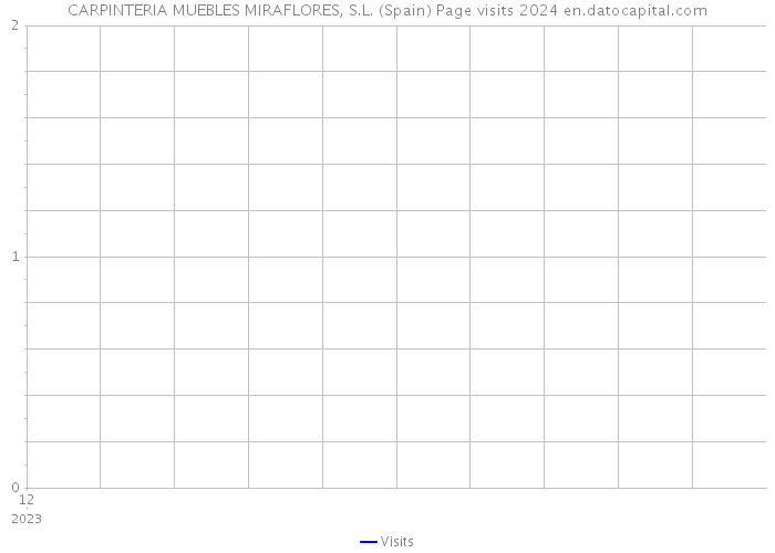 CARPINTERIA MUEBLES MIRAFLORES, S.L. (Spain) Page visits 2024 