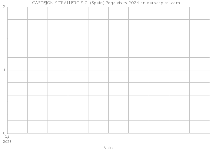 CASTEJON Y TRALLERO S.C. (Spain) Page visits 2024 