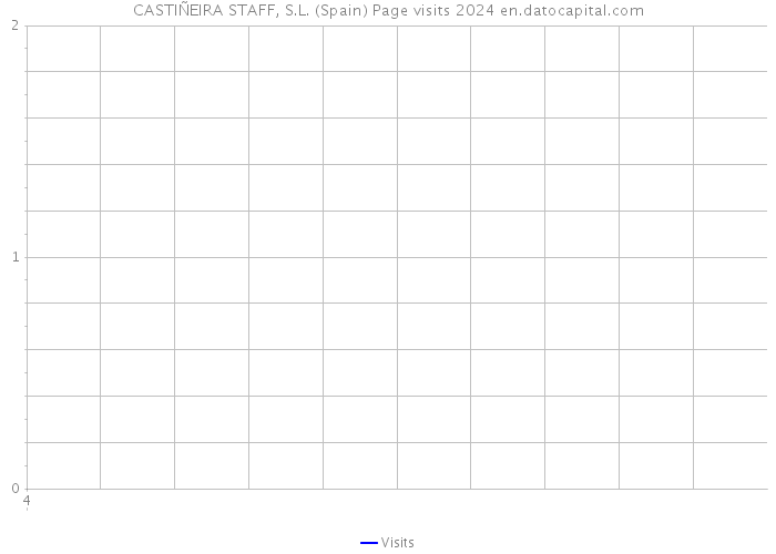 CASTIÑEIRA STAFF, S.L. (Spain) Page visits 2024 