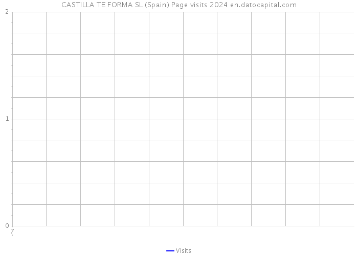CASTILLA TE FORMA SL (Spain) Page visits 2024 