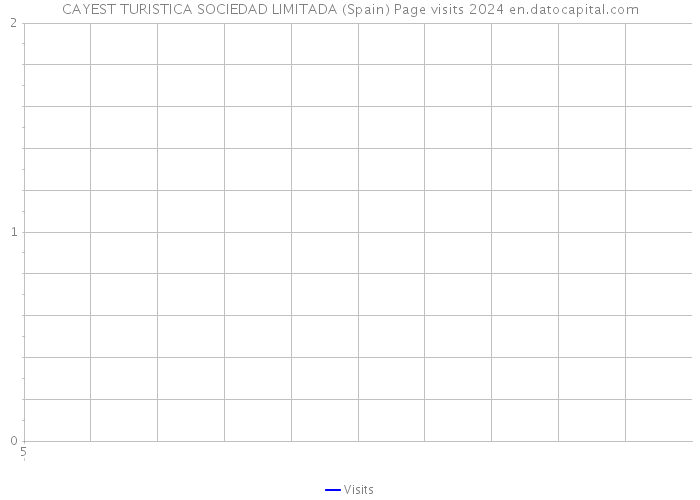 CAYEST TURISTICA SOCIEDAD LIMITADA (Spain) Page visits 2024 