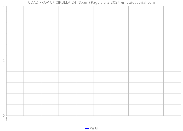 CDAD PROP C/ CIRUELA 24 (Spain) Page visits 2024 