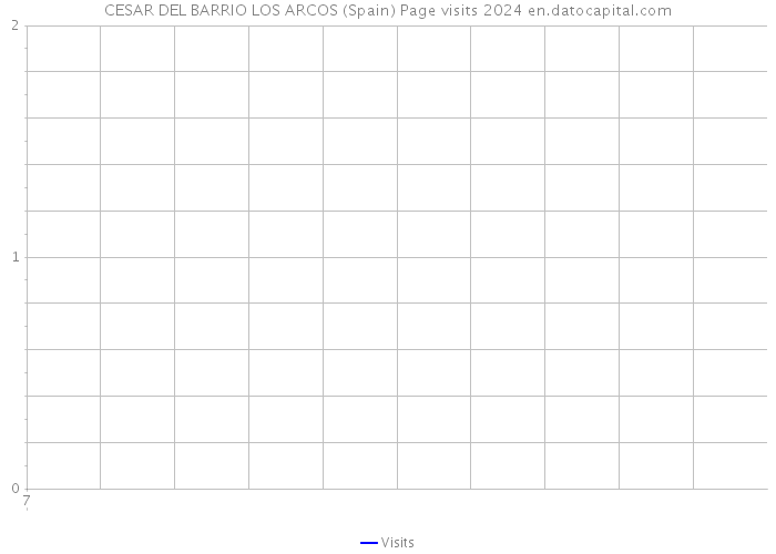 CESAR DEL BARRIO LOS ARCOS (Spain) Page visits 2024 