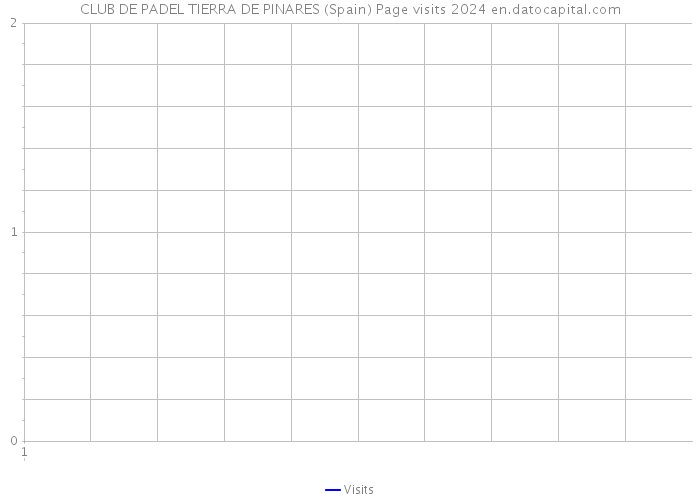CLUB DE PADEL TIERRA DE PINARES (Spain) Page visits 2024 