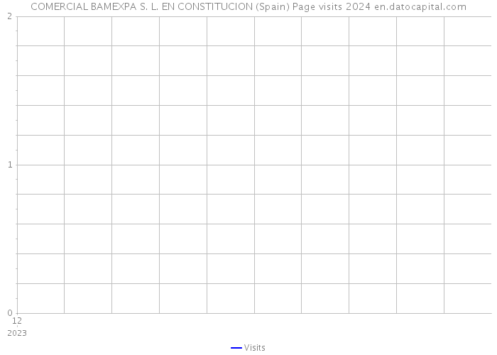 COMERCIAL BAMEXPA S. L. EN CONSTITUCION (Spain) Page visits 2024 