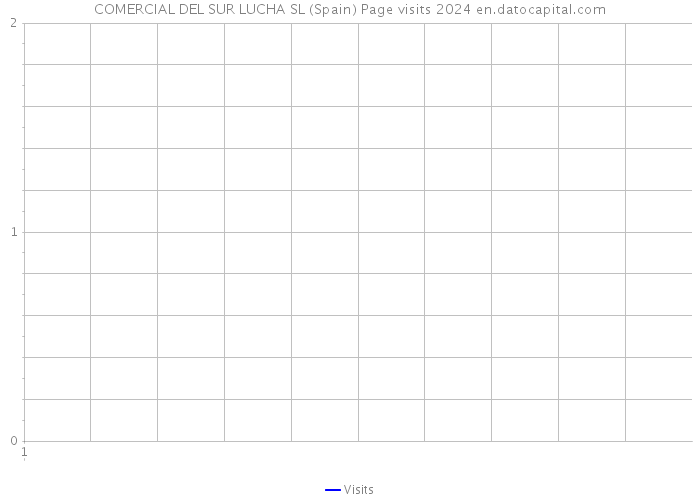 COMERCIAL DEL SUR LUCHA SL (Spain) Page visits 2024 