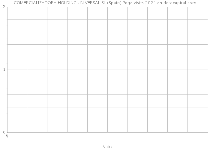 COMERCIALIZADORA HOLDING UNIVERSAL SL (Spain) Page visits 2024 