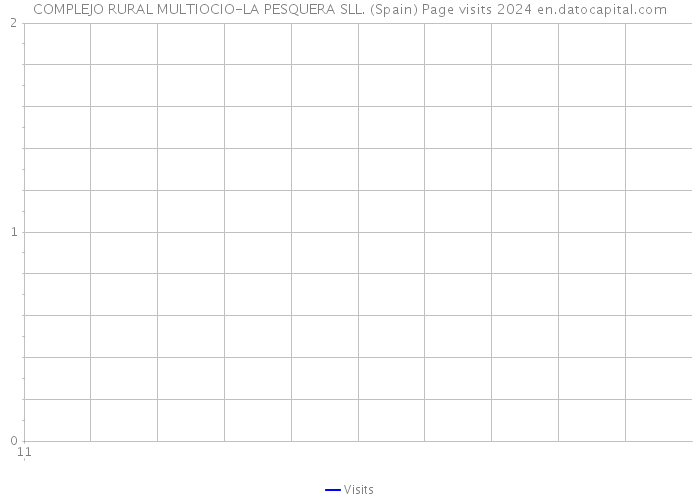 COMPLEJO RURAL MULTIOCIO-LA PESQUERA SLL. (Spain) Page visits 2024 
