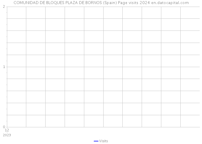 COMUNIDAD DE BLOQUES PLAZA DE BORNOS (Spain) Page visits 2024 