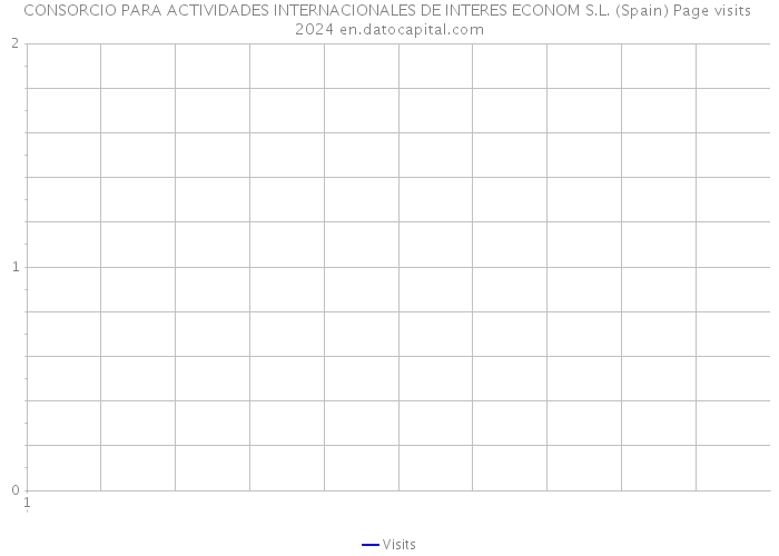 CONSORCIO PARA ACTIVIDADES INTERNACIONALES DE INTERES ECONOM S.L. (Spain) Page visits 2024 