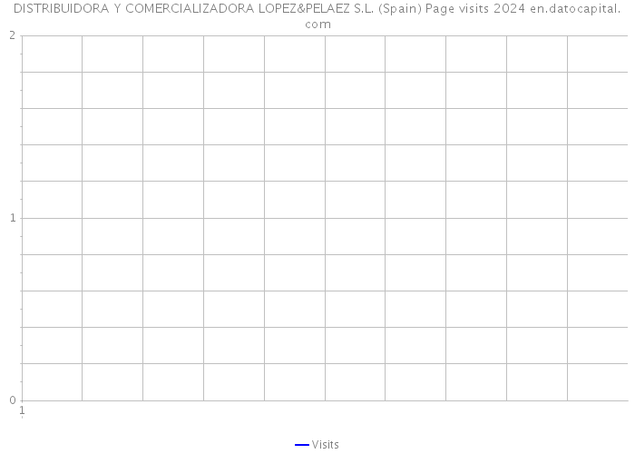 DISTRIBUIDORA Y COMERCIALIZADORA LOPEZ&PELAEZ S.L. (Spain) Page visits 2024 
