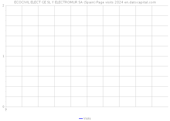 ECOCIVIL ELECT GE SL Y ELECTROMUR SA (Spain) Page visits 2024 