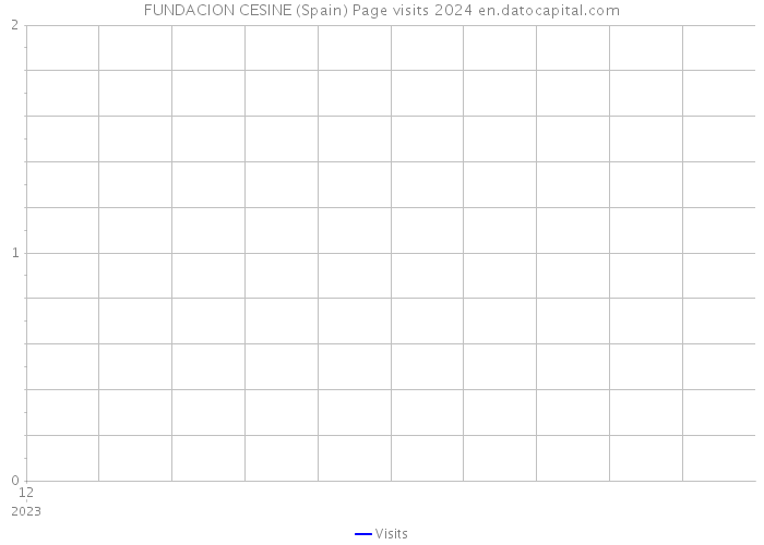 FUNDACION CESINE (Spain) Page visits 2024 