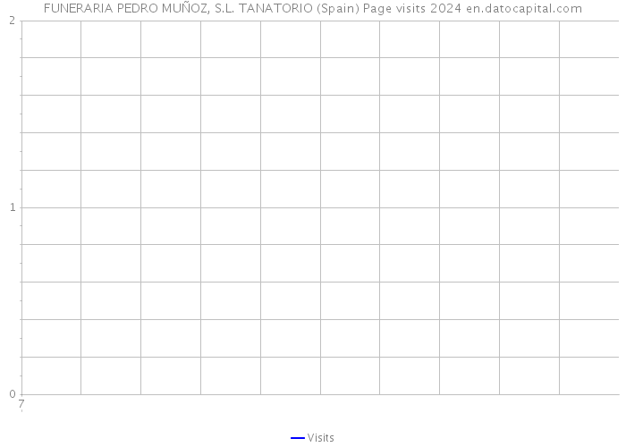 FUNERARIA PEDRO MUÑOZ, S.L. TANATORIO (Spain) Page visits 2024 