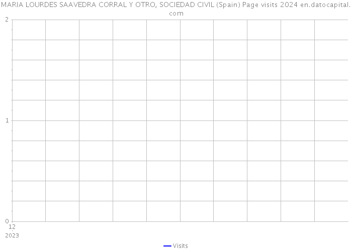 MARIA LOURDES SAAVEDRA CORRAL Y OTRO, SOCIEDAD CIVIL (Spain) Page visits 2024 