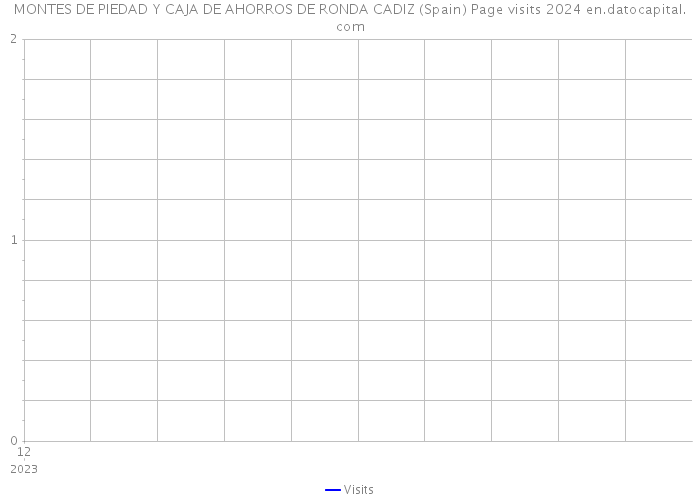 MONTES DE PIEDAD Y CAJA DE AHORROS DE RONDA CADIZ (Spain) Page visits 2024 