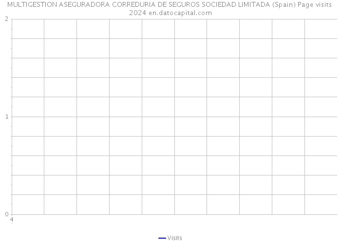 MULTIGESTION ASEGURADORA CORREDURIA DE SEGUROS SOCIEDAD LIMITADA (Spain) Page visits 2024 