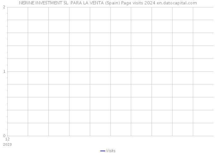 NERINE INVESTMENT SL PARA LA VENTA (Spain) Page visits 2024 