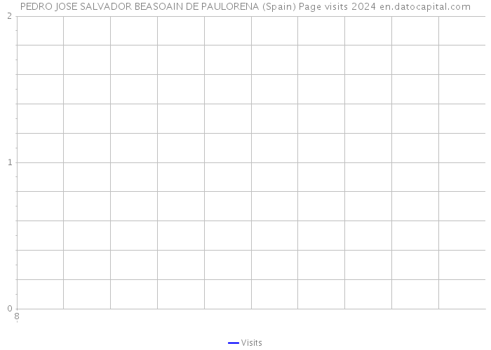 PEDRO JOSE SALVADOR BEASOAIN DE PAULORENA (Spain) Page visits 2024 