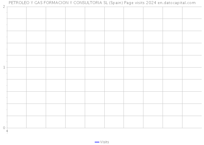 PETROLEO Y GAS FORMACION Y CONSULTORIA SL (Spain) Page visits 2024 