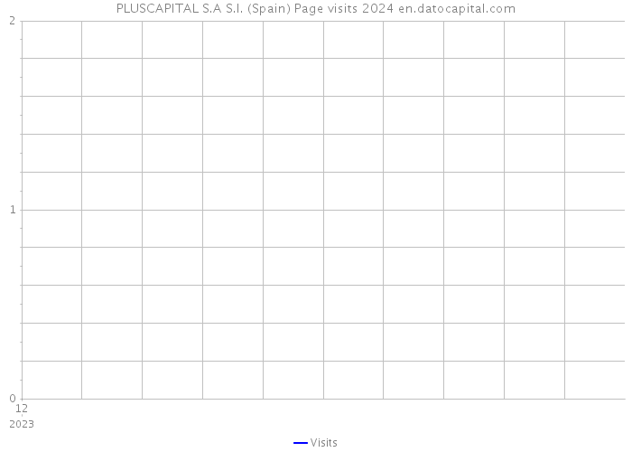 PLUSCAPITAL S.A S.I. (Spain) Page visits 2024 