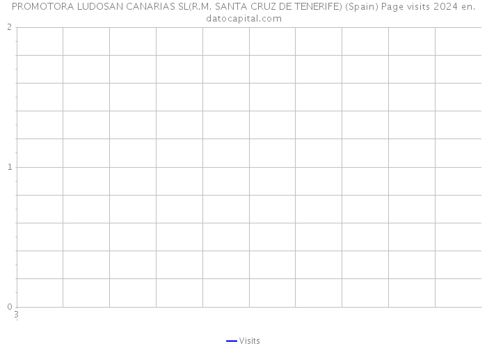 PROMOTORA LUDOSAN CANARIAS SL(R.M. SANTA CRUZ DE TENERIFE) (Spain) Page visits 2024 