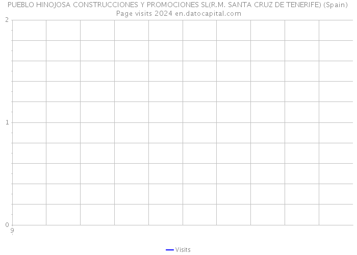 PUEBLO HINOJOSA CONSTRUCCIONES Y PROMOCIONES SL(R.M. SANTA CRUZ DE TENERIFE) (Spain) Page visits 2024 