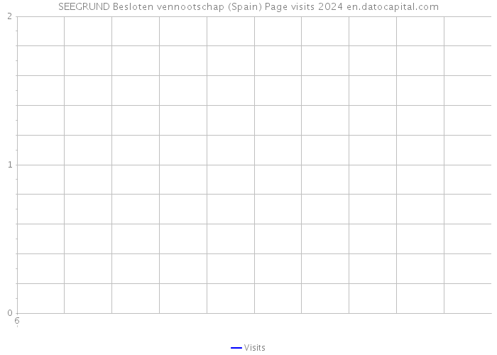 SEEGRUND Besloten vennootschap (Spain) Page visits 2024 