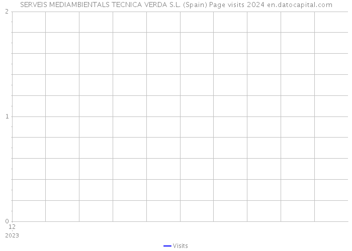 SERVEIS MEDIAMBIENTALS TECNICA VERDA S.L. (Spain) Page visits 2024 