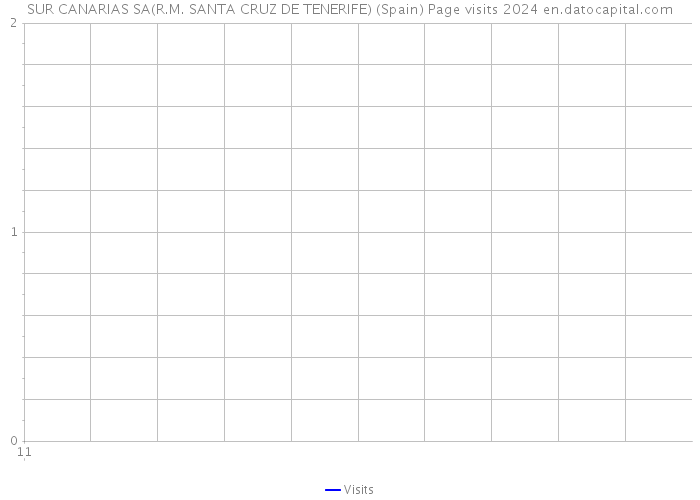 SUR CANARIAS SA(R.M. SANTA CRUZ DE TENERIFE) (Spain) Page visits 2024 