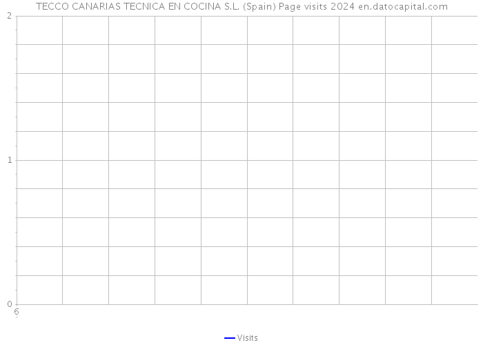 TECCO CANARIAS TECNICA EN COCINA S.L. (Spain) Page visits 2024 