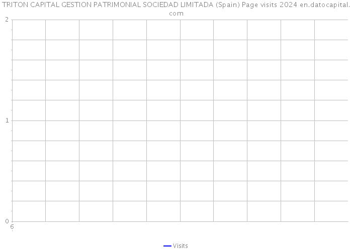 TRITON CAPITAL GESTION PATRIMONIAL SOCIEDAD LIMITADA (Spain) Page visits 2024 