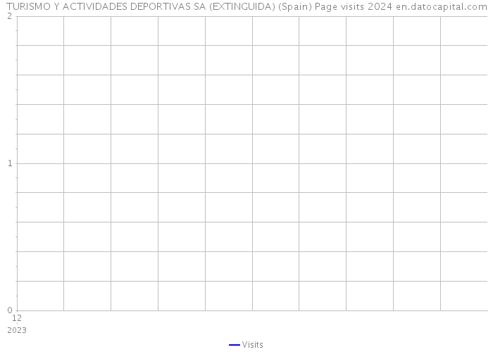 TURISMO Y ACTIVIDADES DEPORTIVAS SA (EXTINGUIDA) (Spain) Page visits 2024 