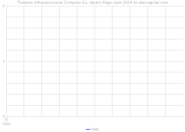 Tudanes Infraestructuras Comunes S.L. (Spain) Page visits 2024 