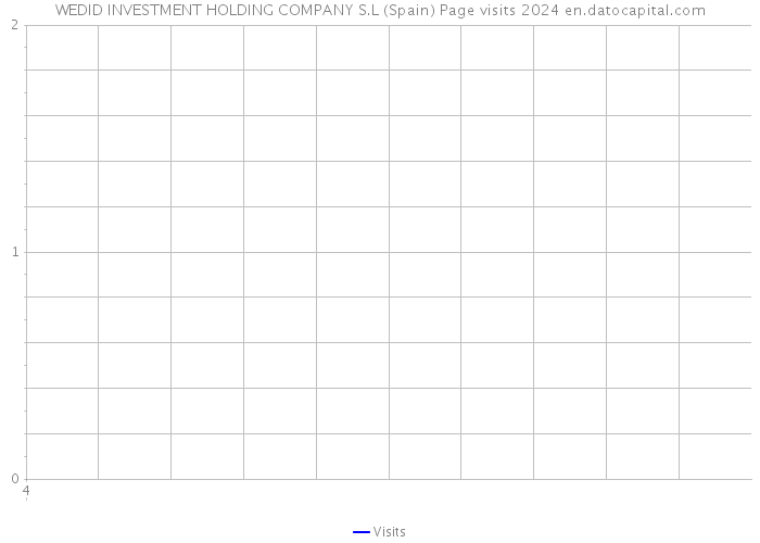 WEDID INVESTMENT HOLDING COMPANY S.L (Spain) Page visits 2024 