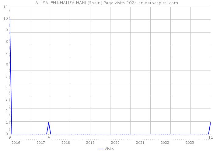 ALI SALEH KHALIFA HANI (Spain) Page visits 2024 