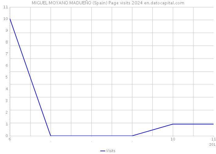 MIGUEL MOYANO MADUEÑO (Spain) Page visits 2024 
