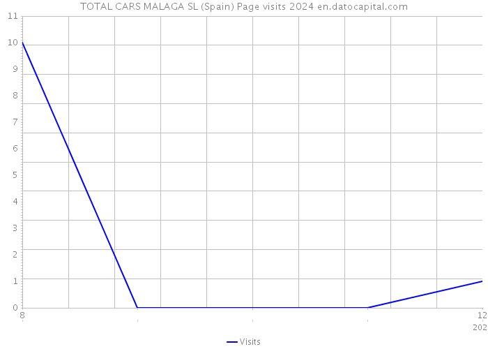 TOTAL CARS MALAGA SL (Spain) Page visits 2024 