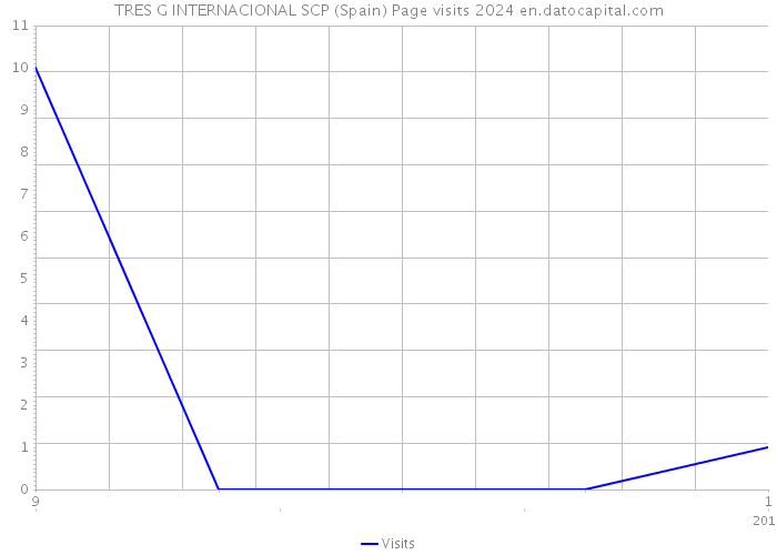 TRES G INTERNACIONAL SCP (Spain) Page visits 2024 