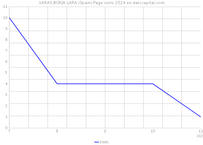 VARAS BORJA LARA (Spain) Page visits 2024 