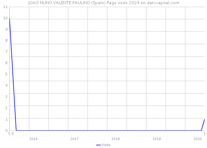 JOAO NUNO VALENTE PAULINO (Spain) Page visits 2024 