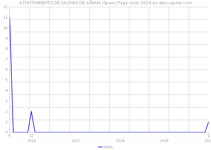 AYUNTAMIENTO DE SALINAS DE AÑANA (Spain) Page visits 2024 