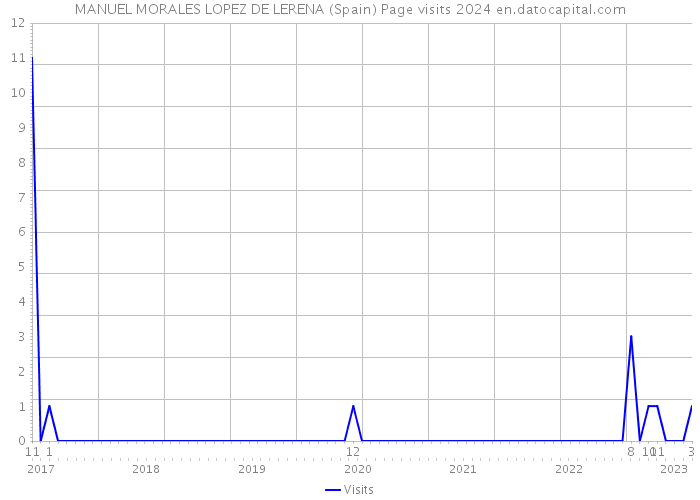 MANUEL MORALES LOPEZ DE LERENA (Spain) Page visits 2024 