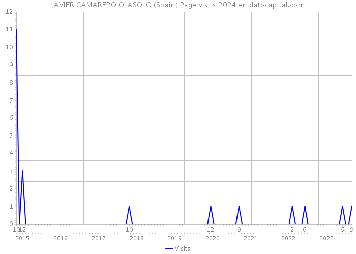 JAVIER CAMARERO OLASOLO (Spain) Page visits 2024 