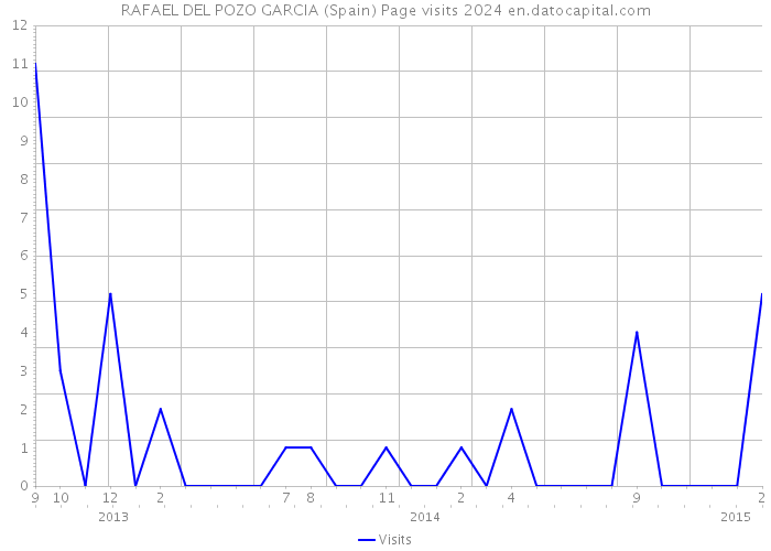 RAFAEL DEL POZO GARCIA (Spain) Page visits 2024 