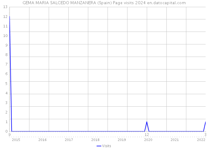 GEMA MARIA SALCEDO MANZANERA (Spain) Page visits 2024 