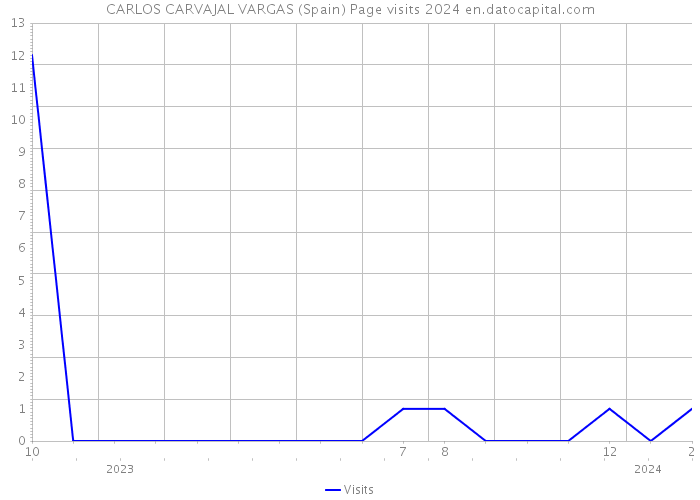 CARLOS CARVAJAL VARGAS (Spain) Page visits 2024 