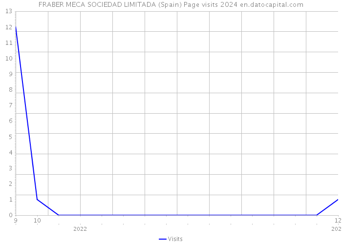 FRABER MECA SOCIEDAD LIMITADA (Spain) Page visits 2024 