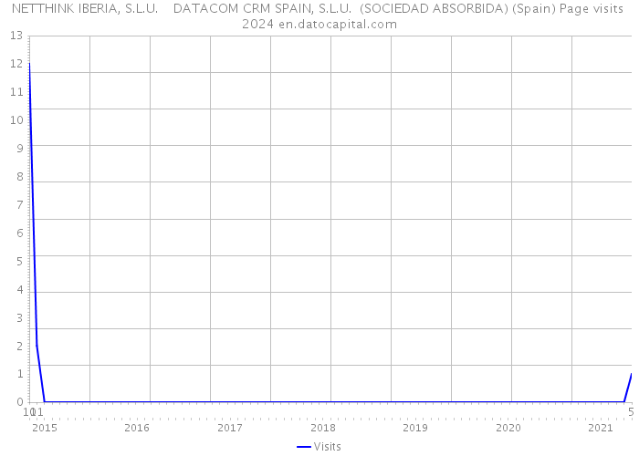 NETTHINK IBERIA, S.L.U. DATACOM CRM SPAIN, S.L.U. (SOCIEDAD ABSORBIDA) (Spain) Page visits 2024 